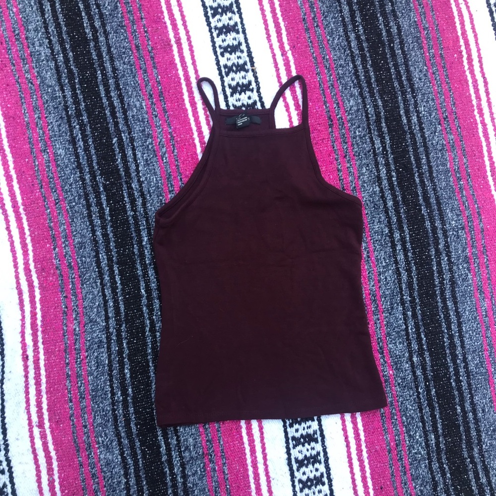 Forever 21 maroon tank